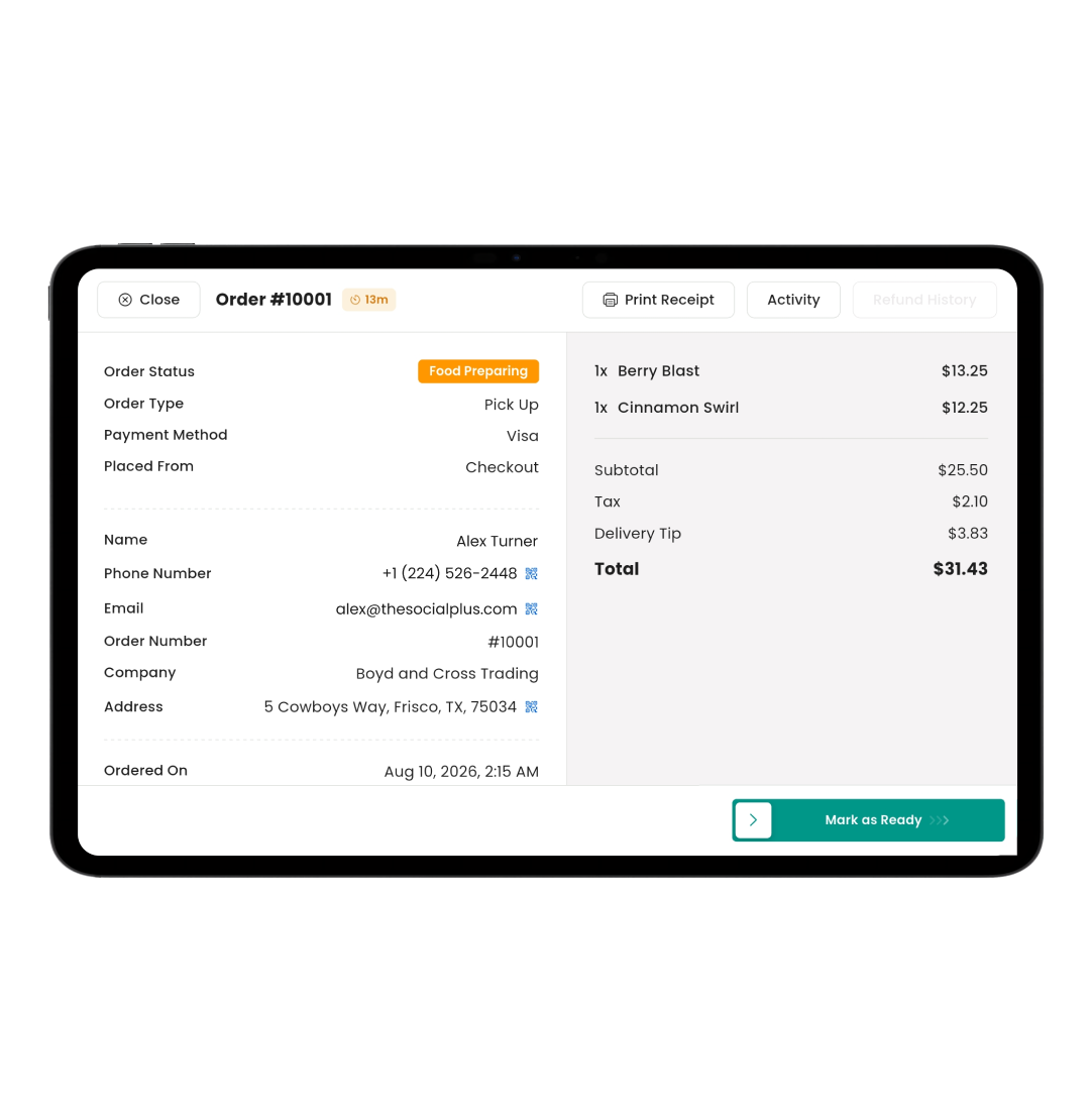 Track Every Order
